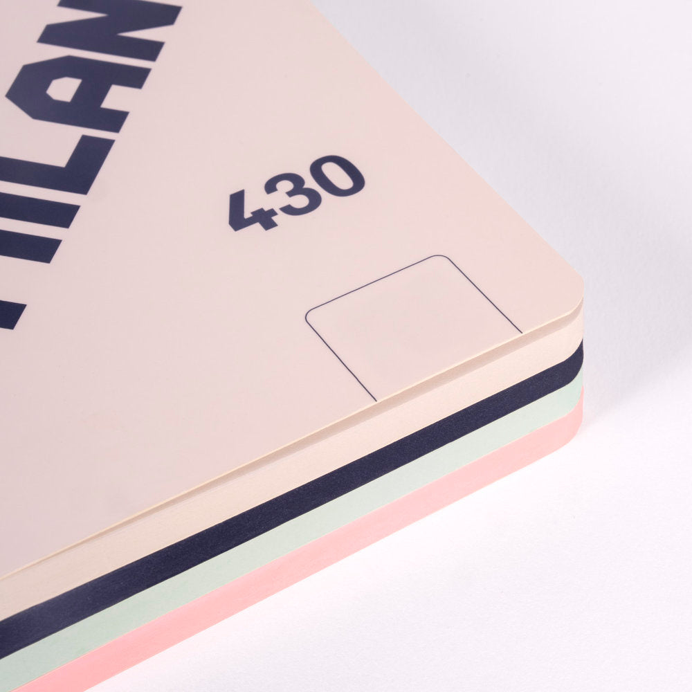 LIBRETA ENCOLADA MILAN A6 48H LISO 430 SINCE 1918