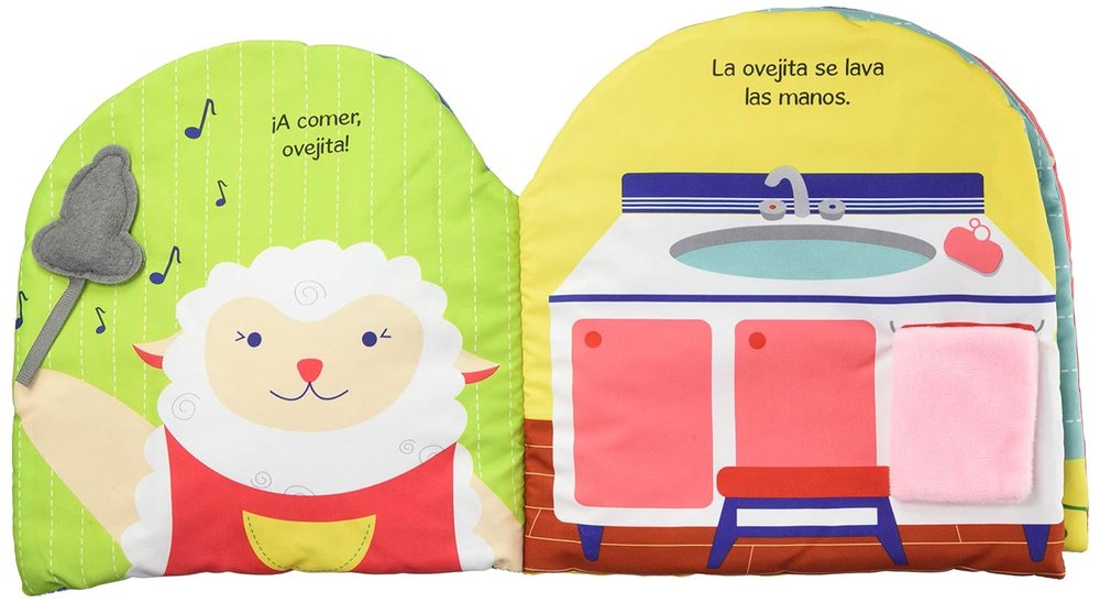 Libro de tela. A comer, ovejita