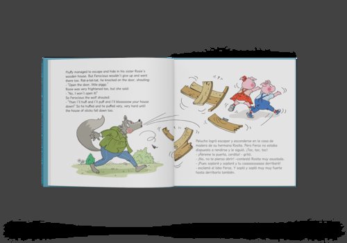 LOS TRES CERDITOS-THE THREE LITTLE PIGS CAS-ING