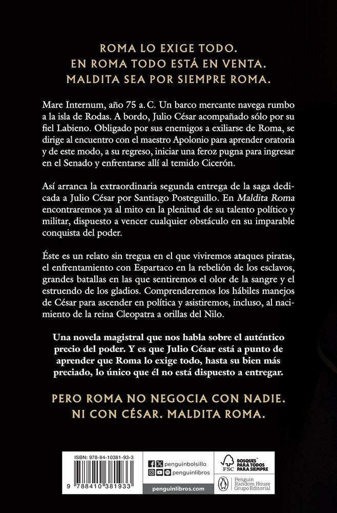 Maldita Roma (Serie Julio César 2)