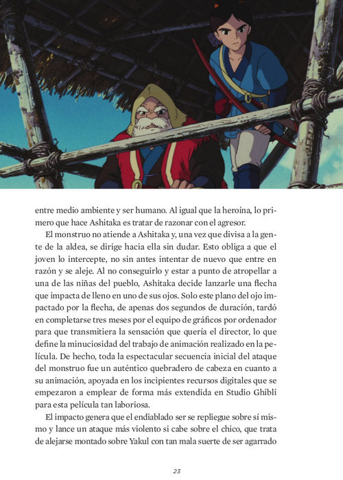 LA PRINCESA MONONOKE. LOS ÁRBOLES GRITAN DE DOLOR AL MORIR...