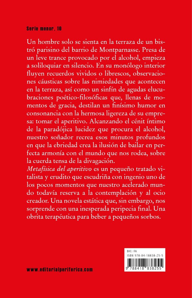 Metafísica del aperitivo