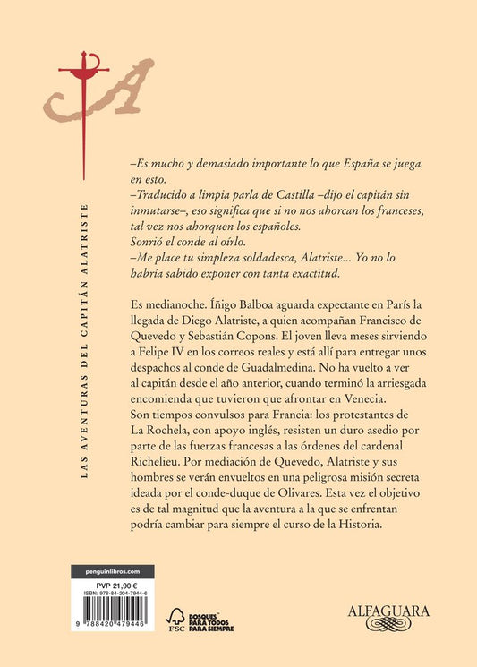 Misión en París (Las aventuras del capitán Alatriste 8)