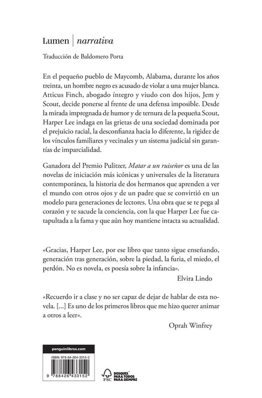 Matar a un ruiseñor