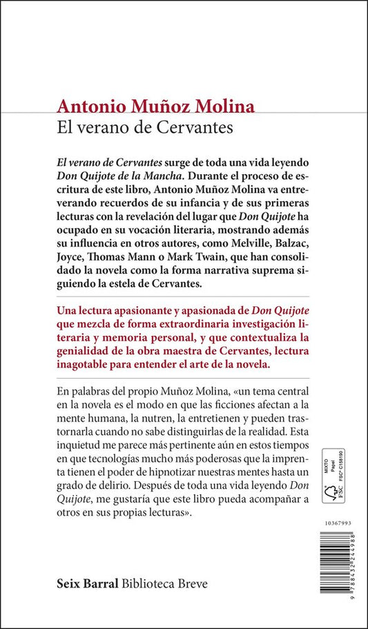 El verano de Cervantes