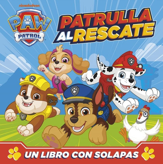 Paw Patrol | Patrulla Canina. Libro de cartón con solapas - Patrulla al rescate
