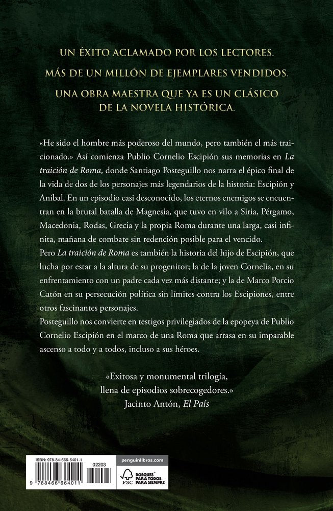 La traición de Roma (Trilogía Africanus 3)