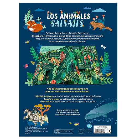 Los animales salvajes. Pop up