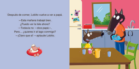 Lobito pasa un día sin pantallas