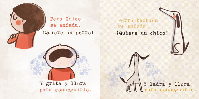 Chico y Perro