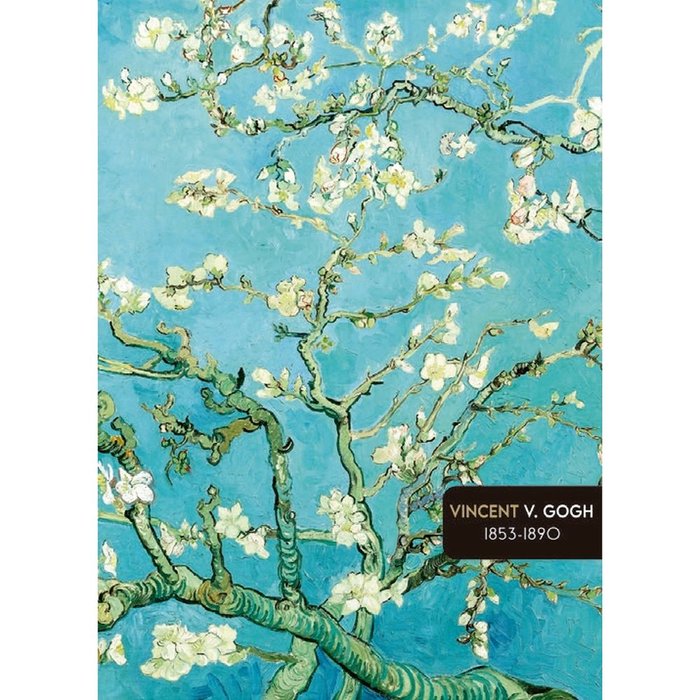 CUADERNO GRAPADO HORIZONTAL 15X21CM VINCENT VAN GO
