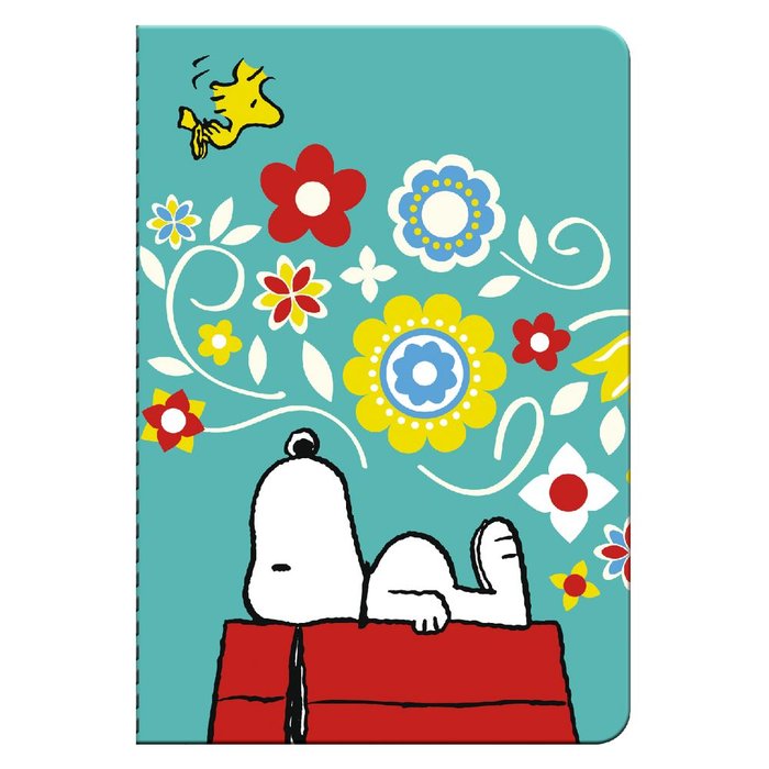 LIBRETA  TAPA BLANDA PEQUEÑA SNOOPY COLORFULL