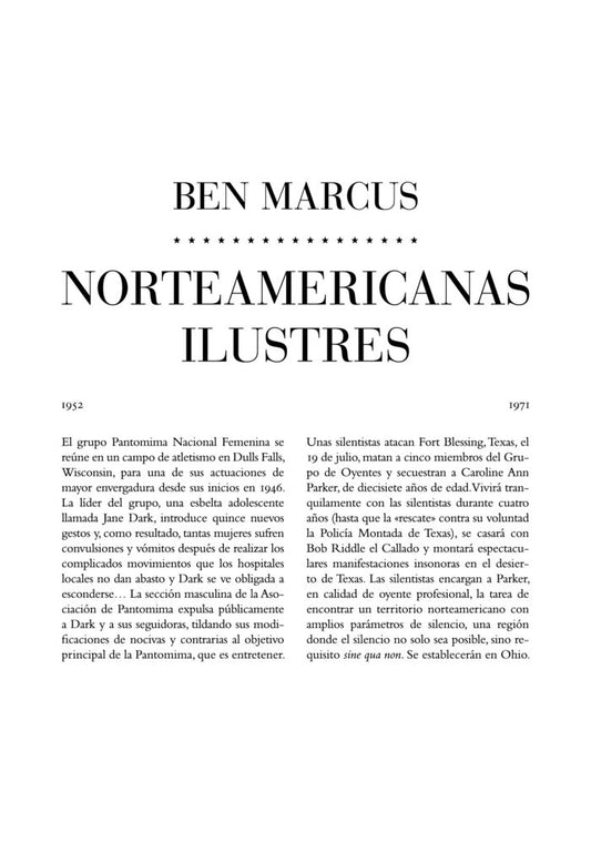 Norteamericanas ilustres