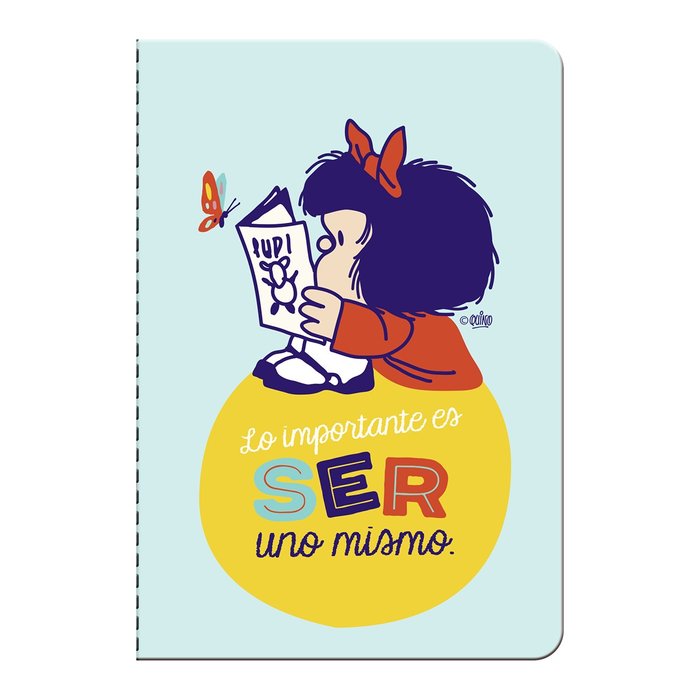 LIBRETA TAPA BLANDA PEQUEÑA - MAFALDA LEE
