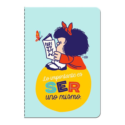 LIBRETA TAPA BLANDA PEQUEÑA - MAFALDA LEE