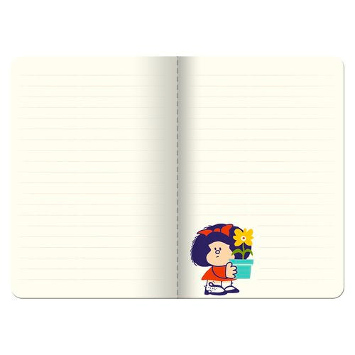 LIBRETA TAPA BLANDA PEQUEÑA - MAFALDA LEE