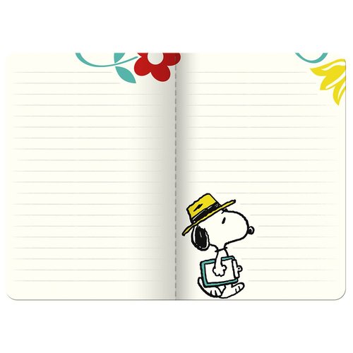 LIBRETA  TAPA BLANDA PEQUEÑA SNOOPY COLORFULL