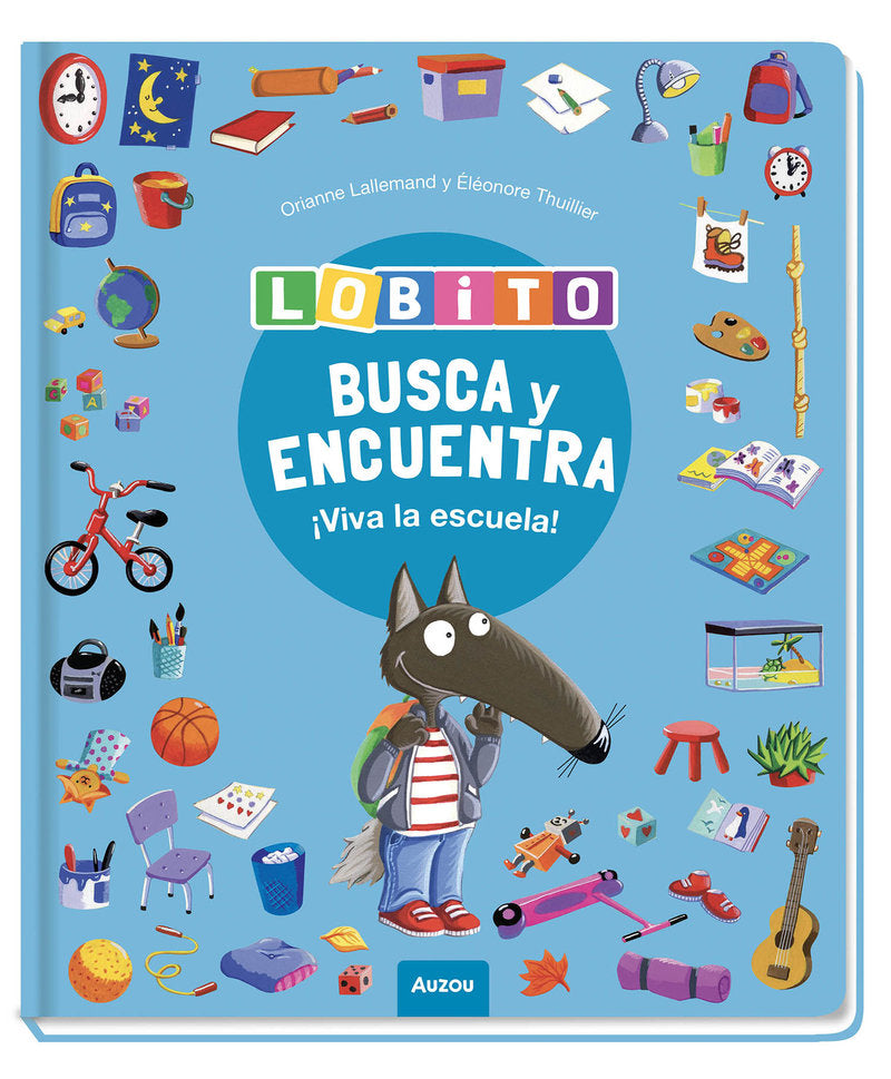 Busca y encuentra Lobito ¡Viva la escuela!
