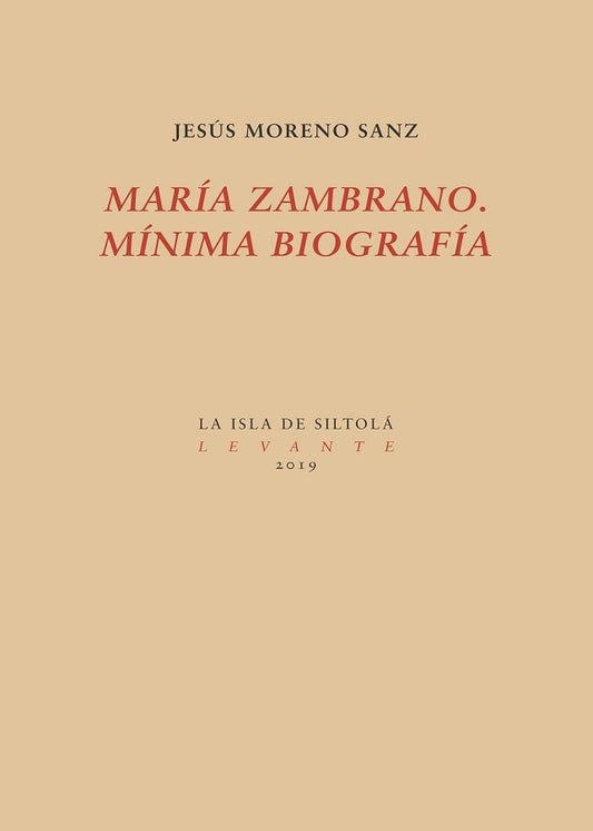 María Zambrano. Mínima biografía