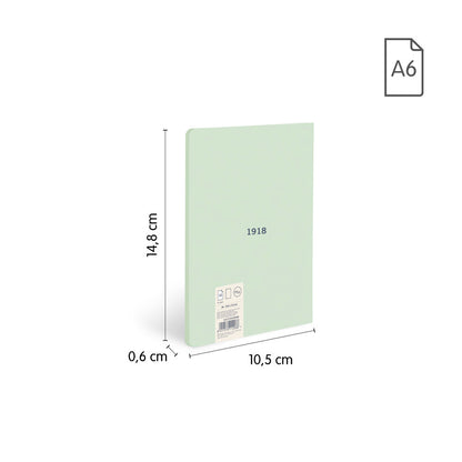 LIBRETA ENCOLADA MILAN A6 48H LISO 430 SINCE 1918