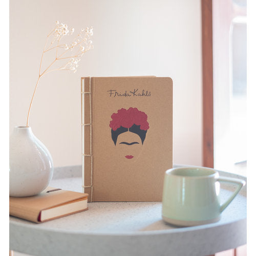 CUADERNO TAPA FORRADA A5 BULLET FRIDA KAHLO ECOFRI