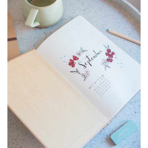 CUADERNO TAPA FORRADA A5 BULLET FRIDA KAHLO ECOFRI