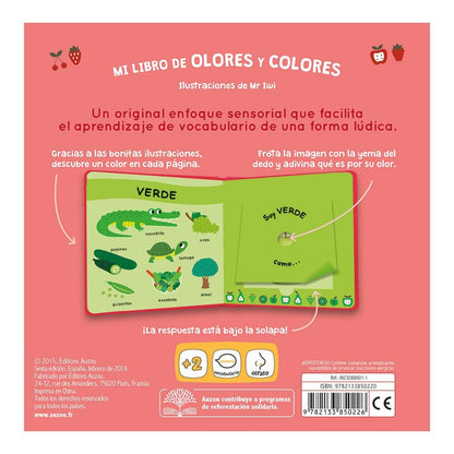 Mi libro de olores y colores. Las frutas