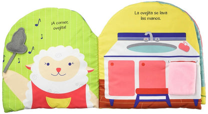 Libro de tela. A comer, ovejita