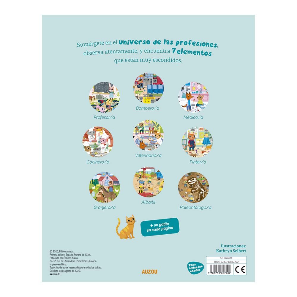 Busca y encuentra para los más pequeños. Las profesiones