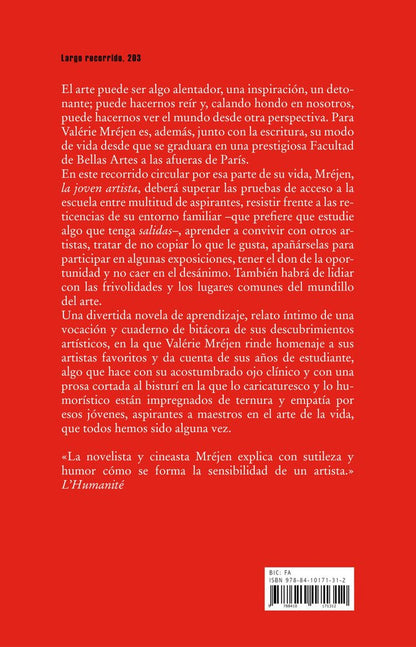 La joven artista