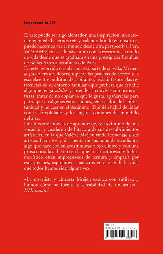 La joven artista