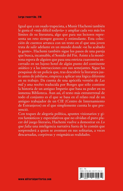 Lo que falta
