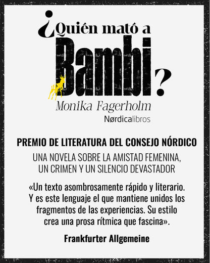 ¿Quién mató a Bambi?