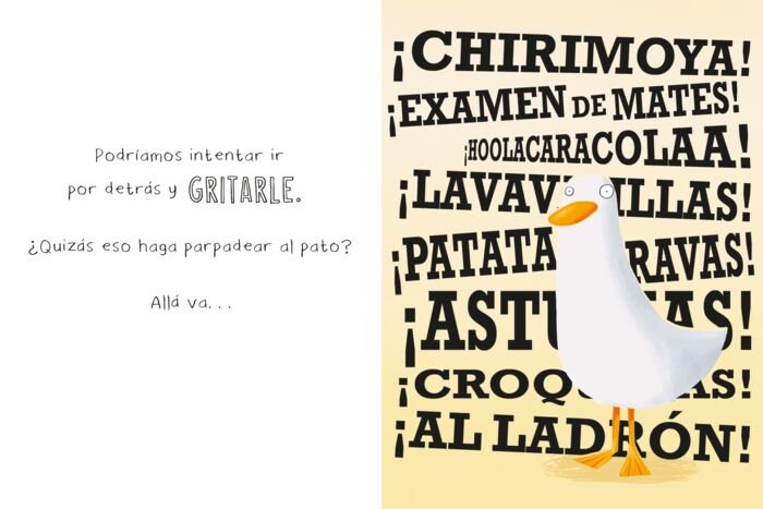 El pato que nunca parpadea