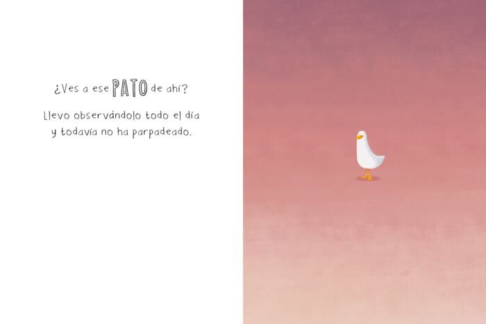 El pato que nunca parpadea
