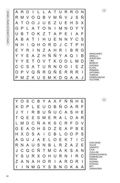 Sopas de letras y crucigramas (El País Juegos)