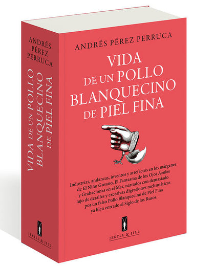 Vida de un pollo blanquecino de piel fina