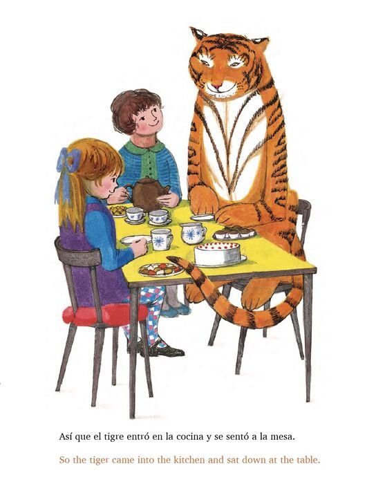 El tigre que vino a tomar el té / The tiger who came to tea