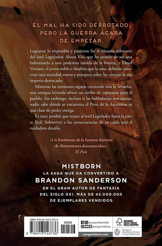 El Pozo de la Ascensión (Trilogía Original Mistborn 2)