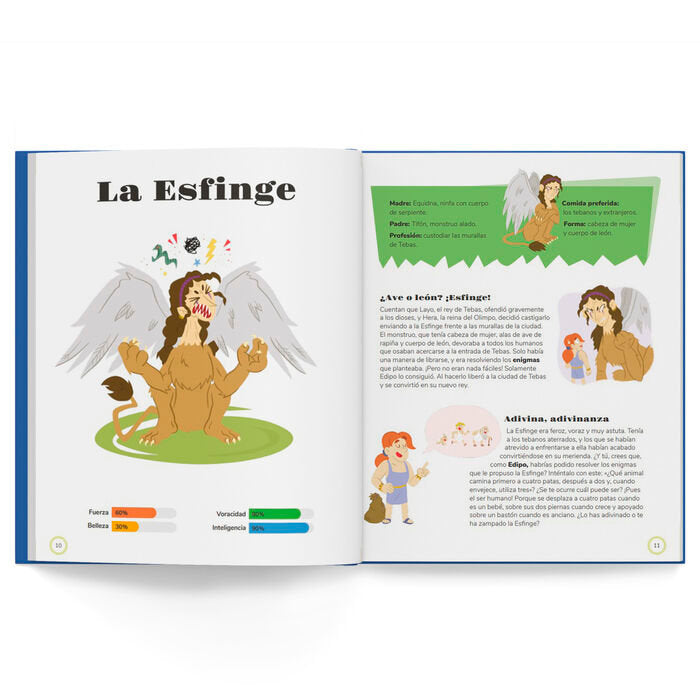 Monstruos mitológicos | Libro infantil con juegos y actividades extra | Descubre el maravilloso mundo de la mitología griega, en una colección de divertidos libros infantiles