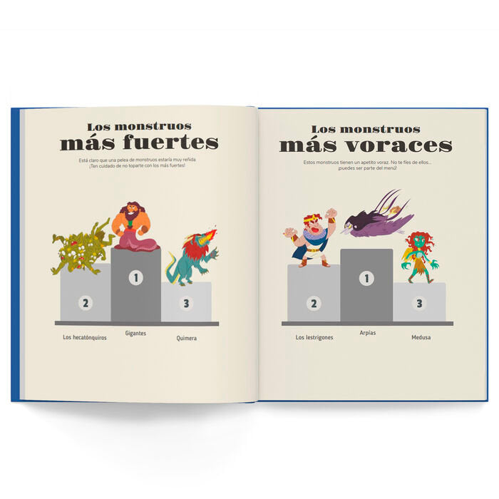 Monstruos mitológicos | Libro infantil con juegos y actividades extra | Descubre el maravilloso mundo de la mitología griega, en una colección de divertidos libros infantiles