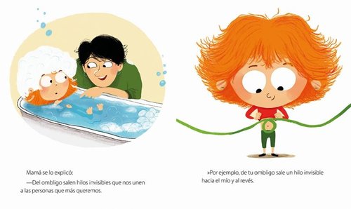 El hilo invisible (libro de cartón)