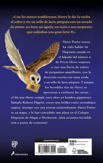 Harry Potter y la piedra filosofal (Harry Potter [edición con la portada ilustrada por Johnny Duddle] 1)