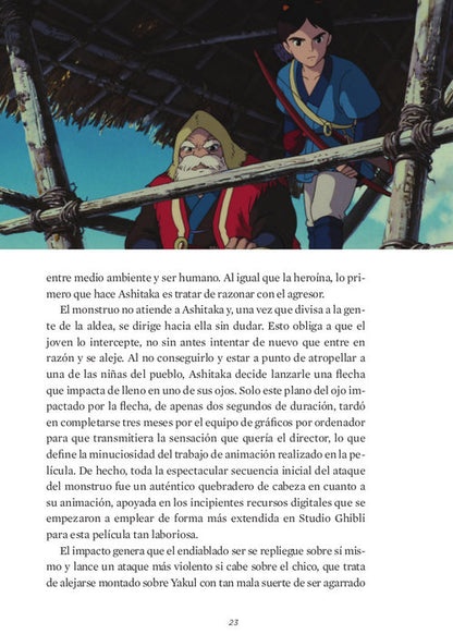 LA PRINCESA MONONOKE. LOS ÁRBOLES GRITAN DE DOLOR AL MORIR...