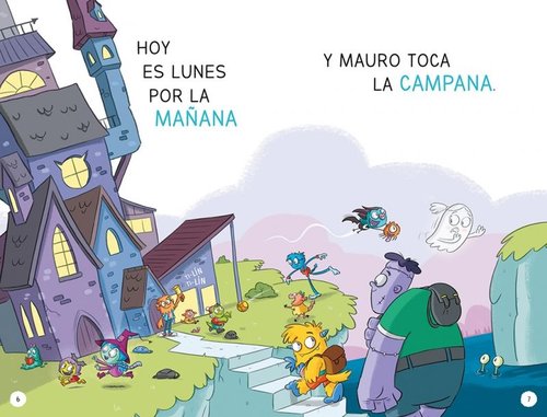 Aprender a leer en la Escuela de Monstruos 1 - La mascota más grandota