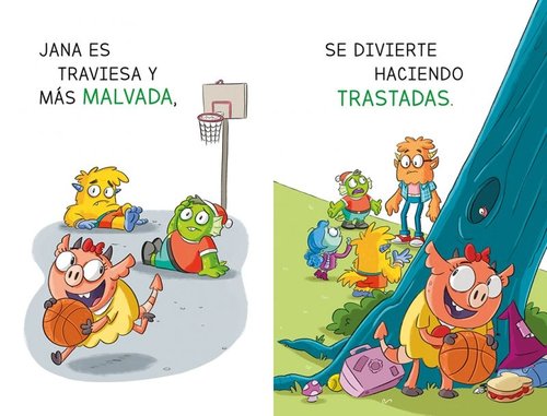 Aprender a leer en la Escuela de Monstruos 3 - Las iguales son especiales