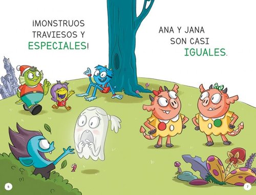 Aprender a leer en la Escuela de Monstruos 3 - Las iguales son especiales