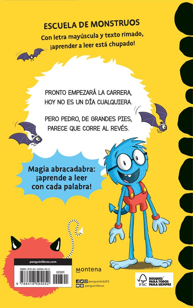 Aprender a leer en la Escuela de Monstruos 4 - Grandes pinreles