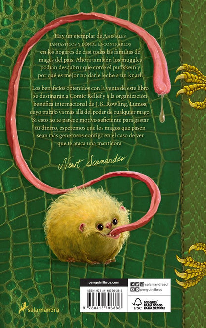 Animales fantásticos y dónde encontrarlos (Un libro de la biblioteca de Hogwarts)