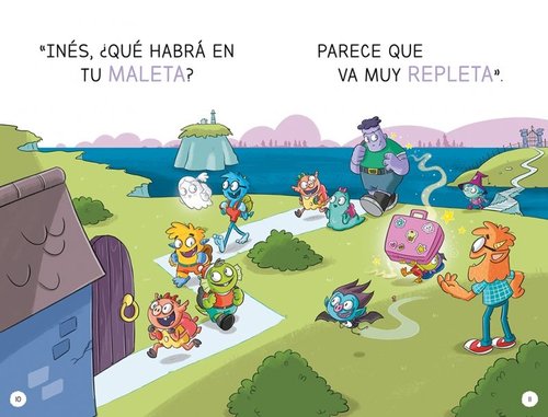 Aprender a leer en la Escuela de Monstruos 5 - Pasteles voladores de colores